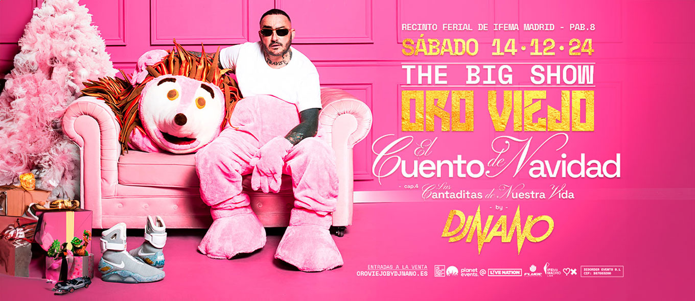 Oro Viejo by Dj Nano regresa a Madrid el 14/12 con "Las cantaditas de nuestra vida"